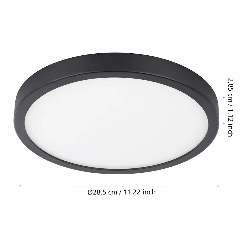 Plafond Eglo Argolis 2 Ø285 mm