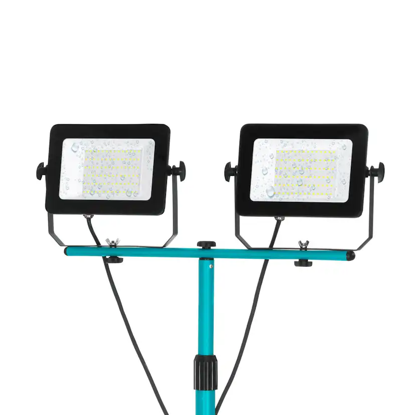 Arbetsbelysning Eglo LED-Stativstrålkastare med 2 Lampor 52W
