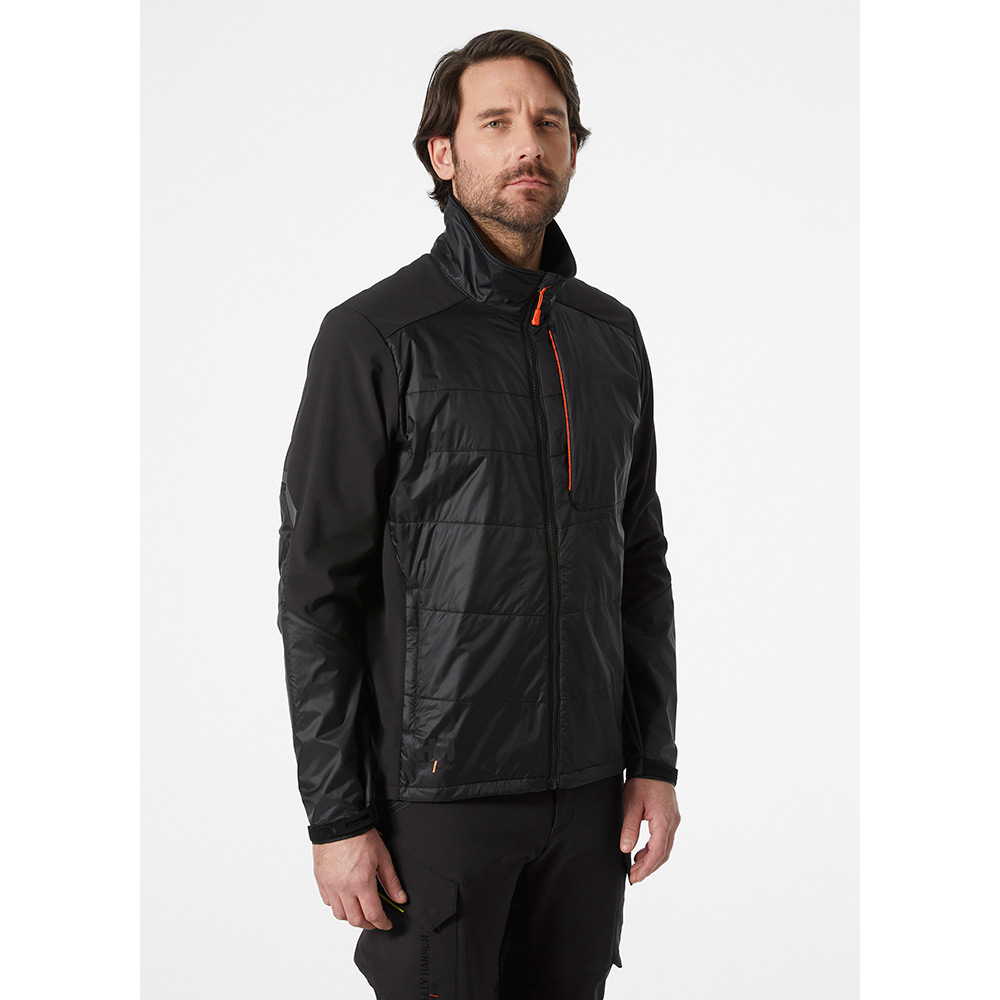 HYBRIDJACKA HH 73233-990 SVART STL 3XL Storlek: XXXL