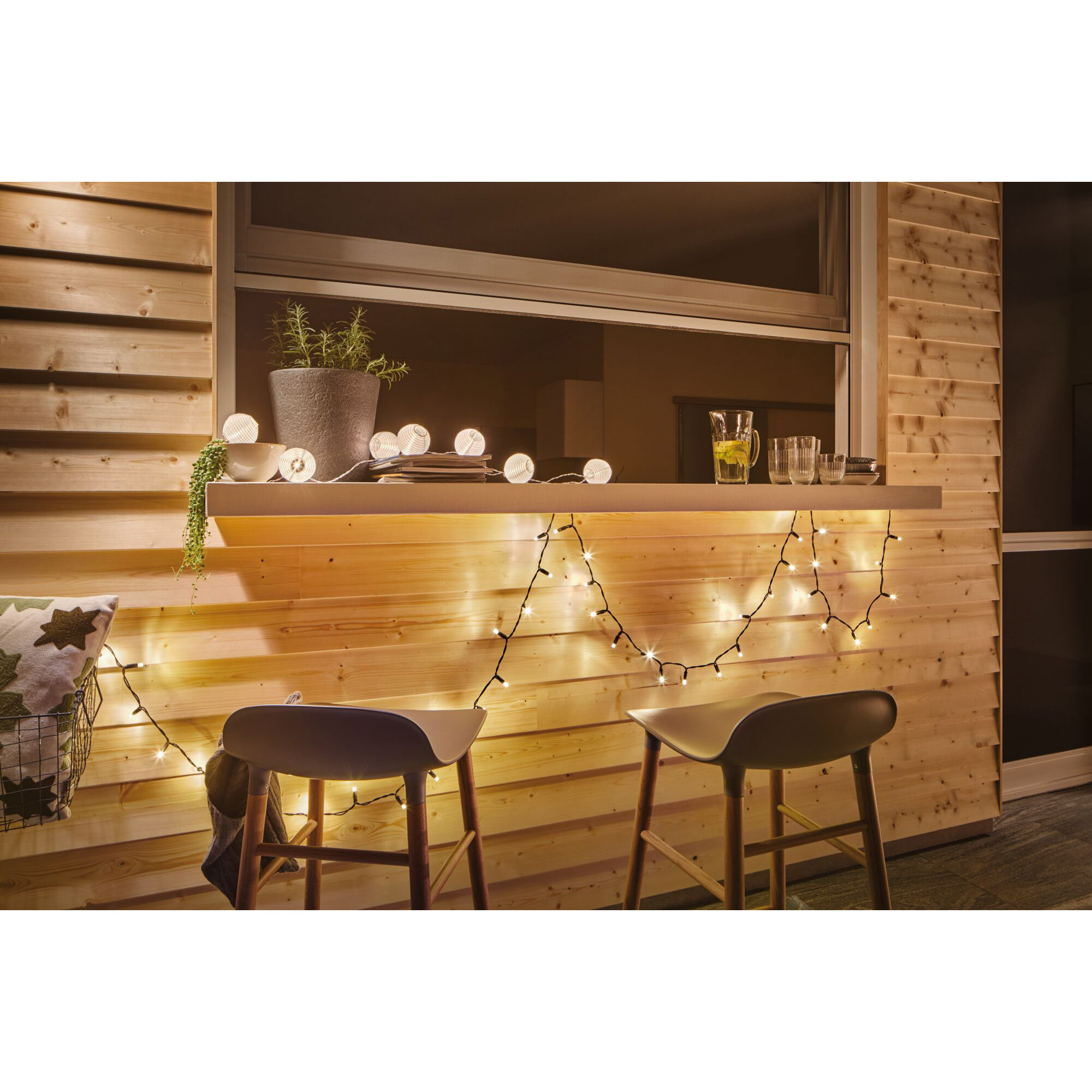 Ljusslinga Paulmann Lampion Fairy Lights Batteridriven IP44