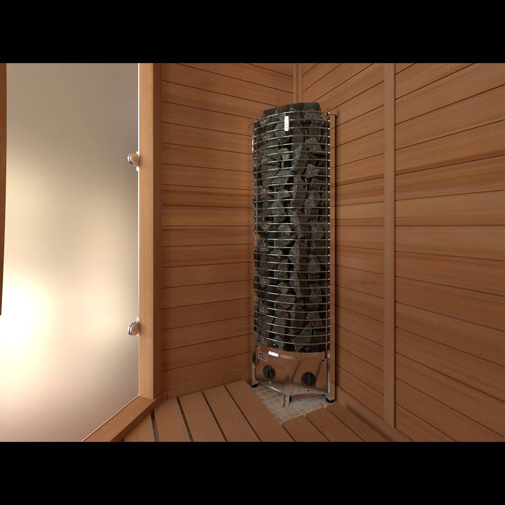 Elektriskt Bastuaggregat SAWO Tower Corner 3P-1P