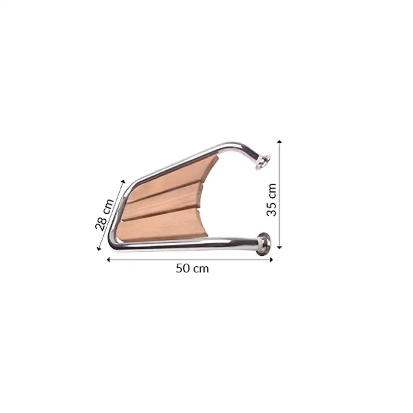 Peke 1852 Teak 50x35 cm