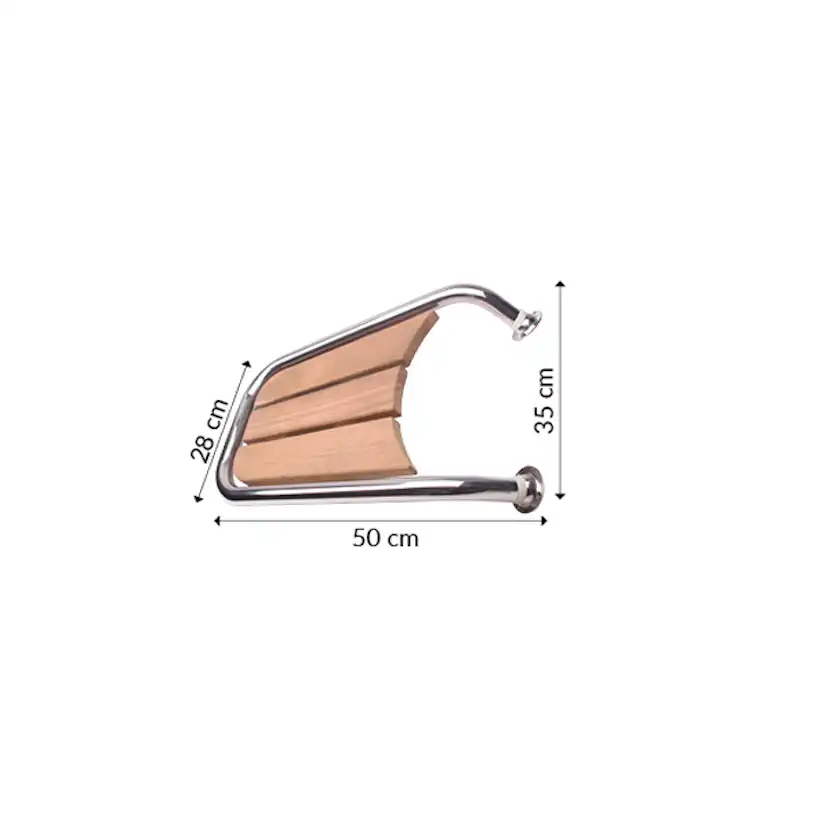 Peke 1852 Teak 50x35 cm