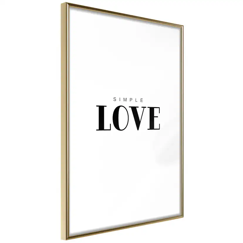 Poster Artgeist Affisch Simple Love