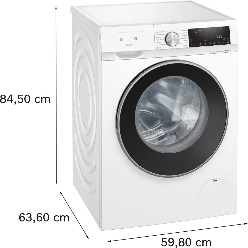 Tvättmaskin Siemens WG56G2AADN iQ500 10 kg