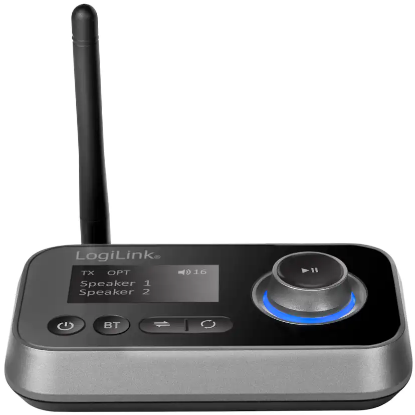 Bluetooth 5.0 2-in-1 Audio sändare/mottagare LogiLink