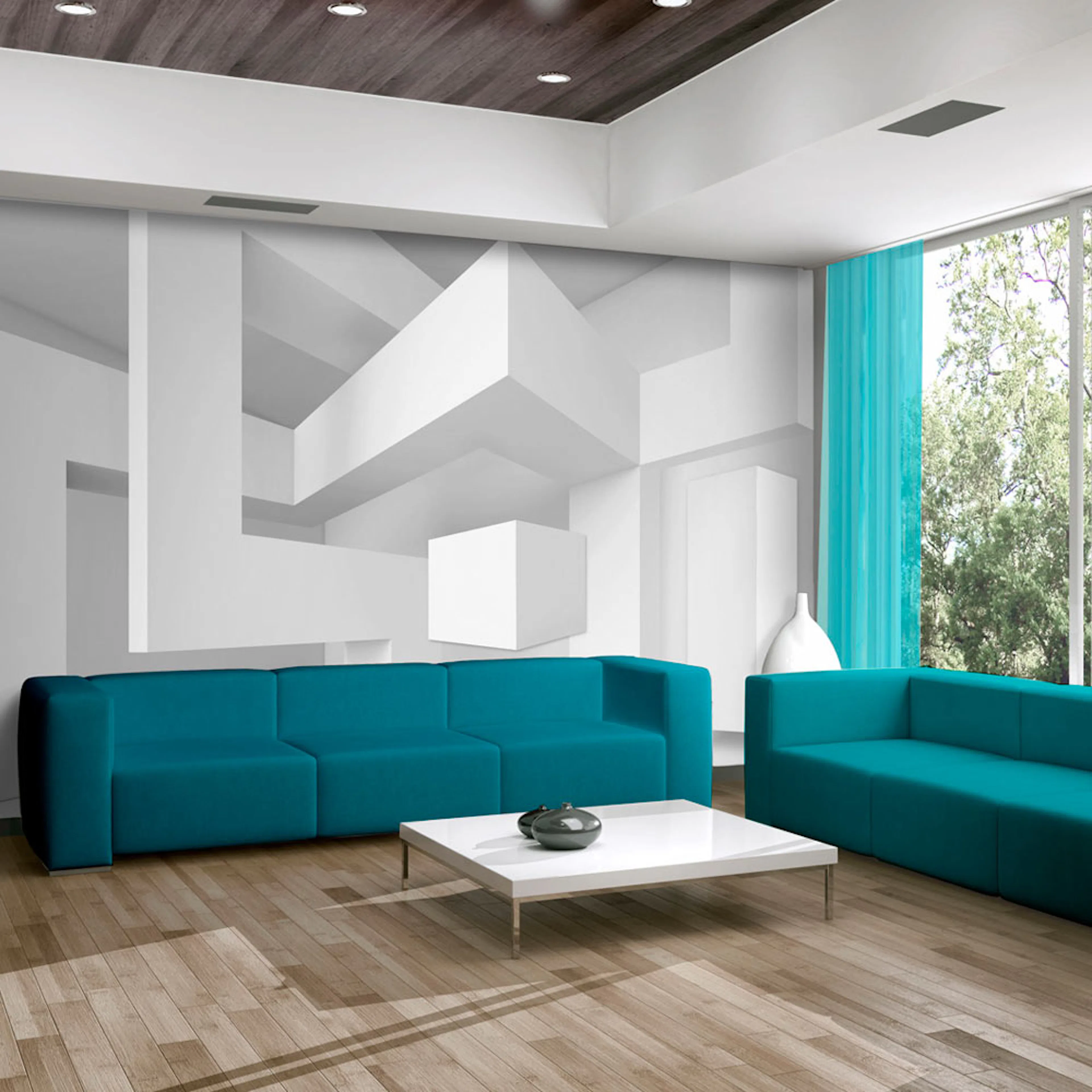 Fototapet Arkiio White Geometry