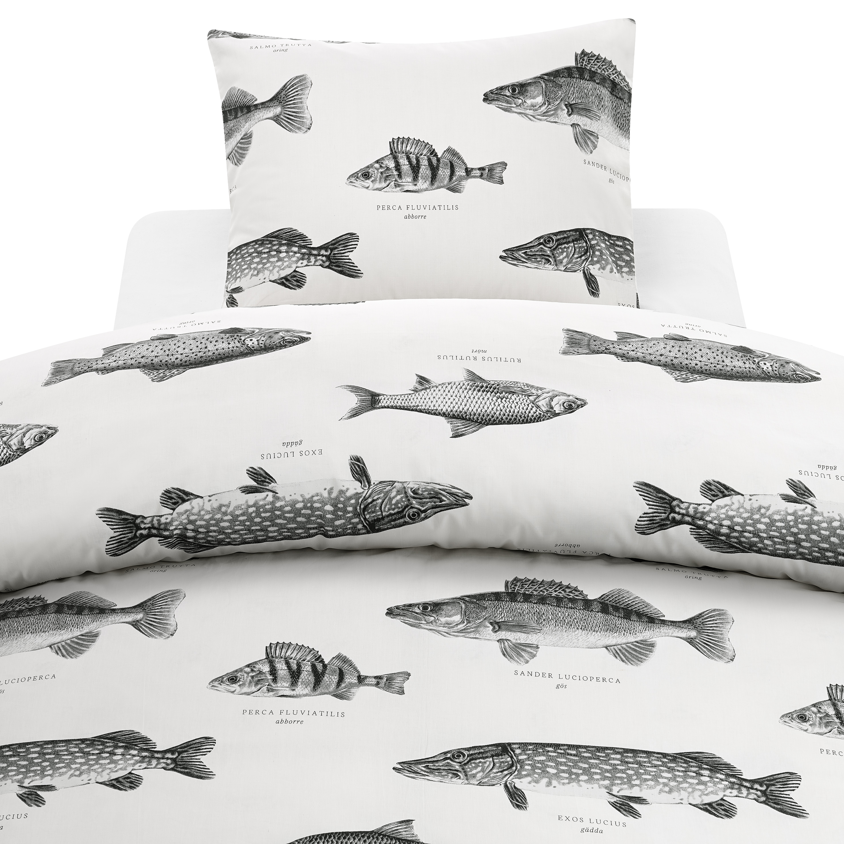 Påslakanset Borganäs of Sweden Fiske Enkelsäng