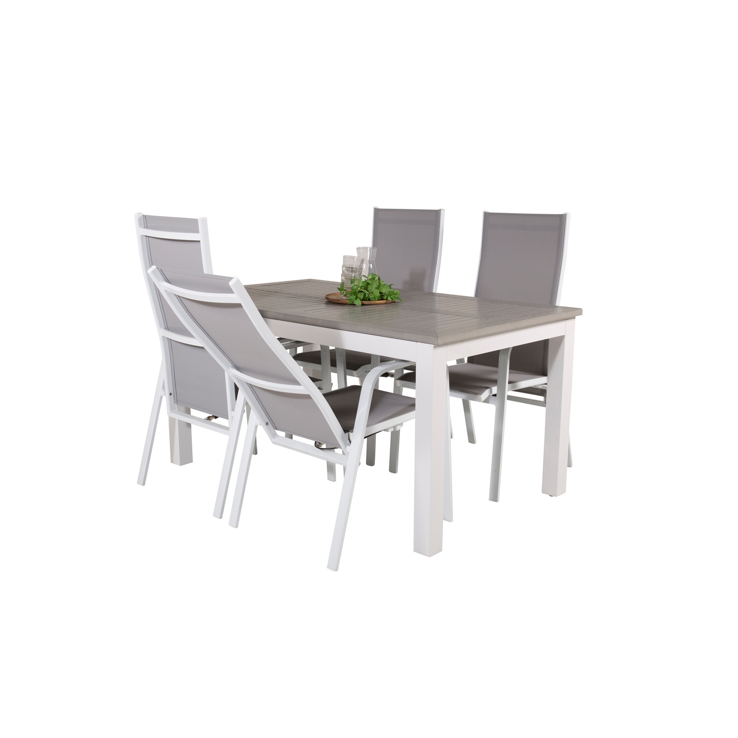 Matgrupp Venture Home Aleyna 152/210 med 4 Copacabana Stolar