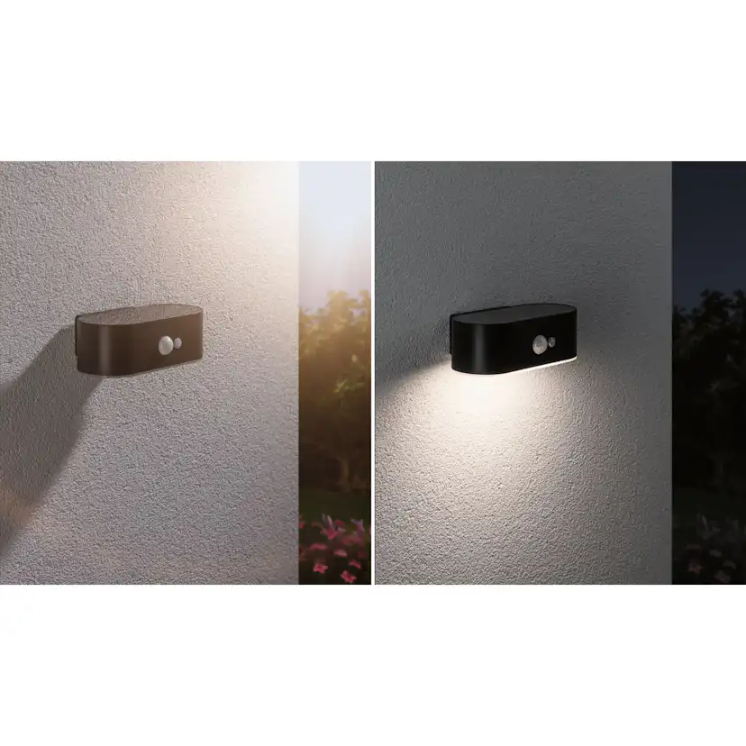 Fasadbelysning Solcell Paulmann Adya LED med Rörelsesensor IP44