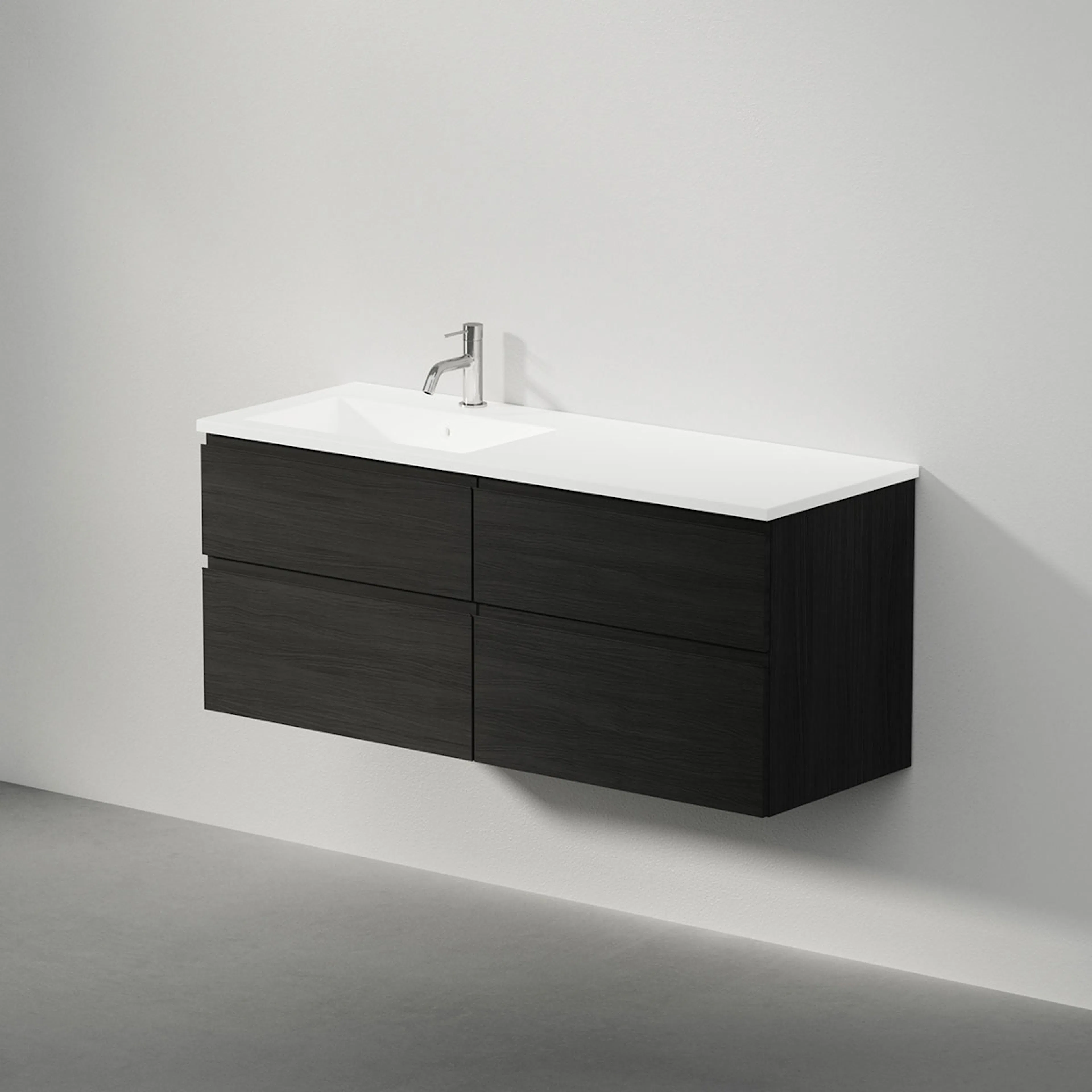 Viskan Grip120E,BlackOak,Grepplist Mattvitt,4 Lådor,H/V,118 Black Oak