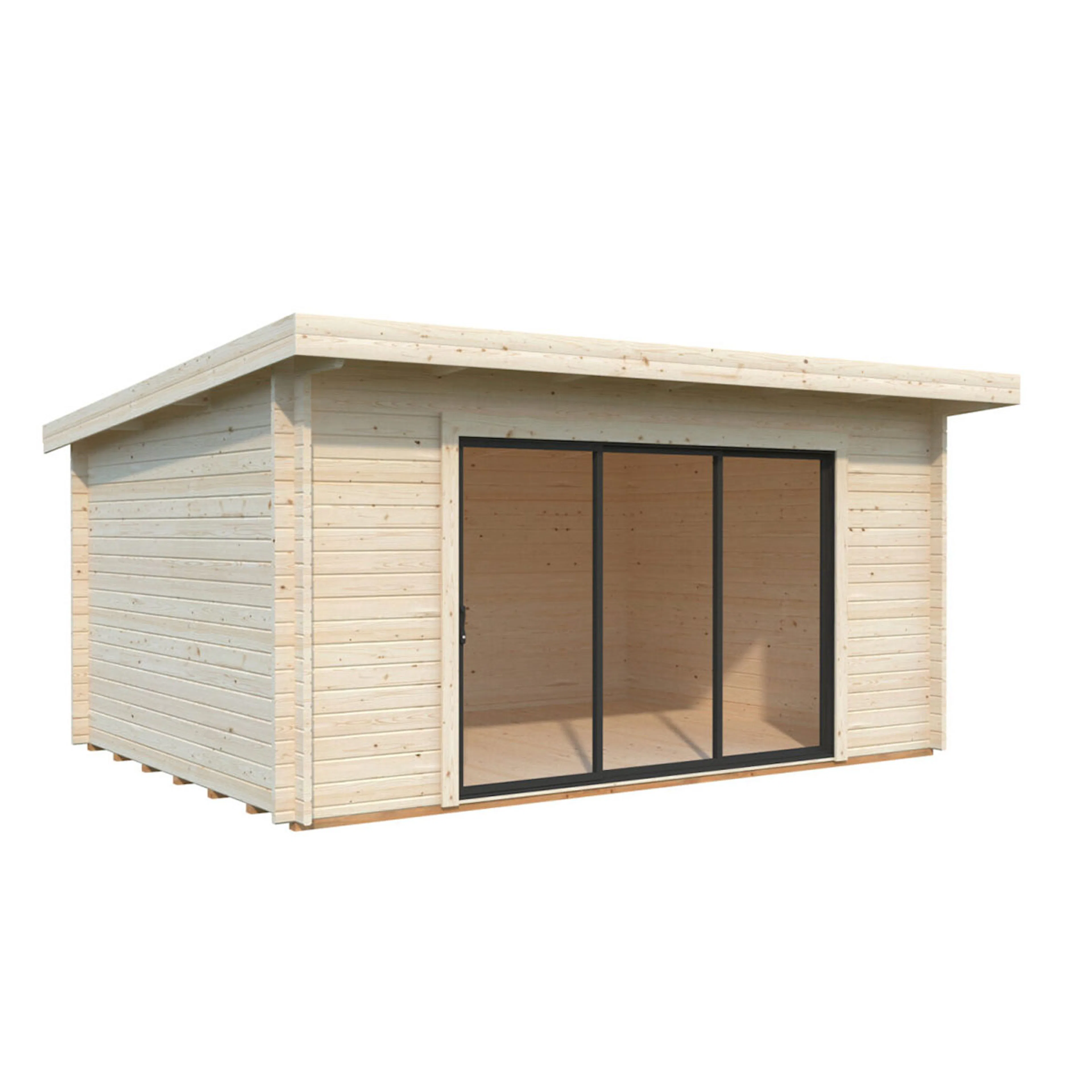 Lea 14,2 m2 Slide NO Obehandlad med Slide 1-lagers glas