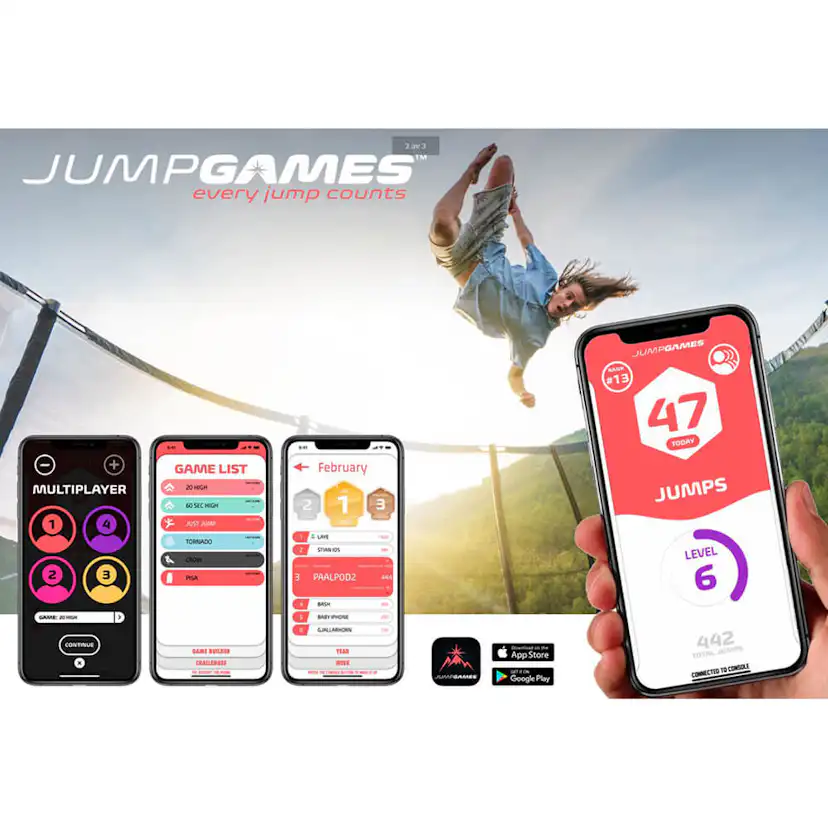 Fitnesspel Playfinity Jump Games