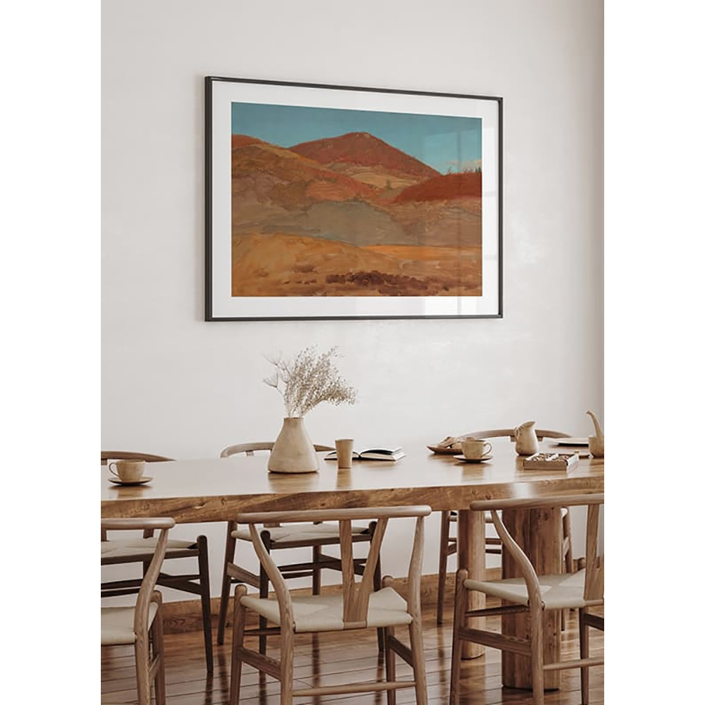 Poster Gallerix Drawing Hilly Landscape Autumn By Frederic Edwin Church