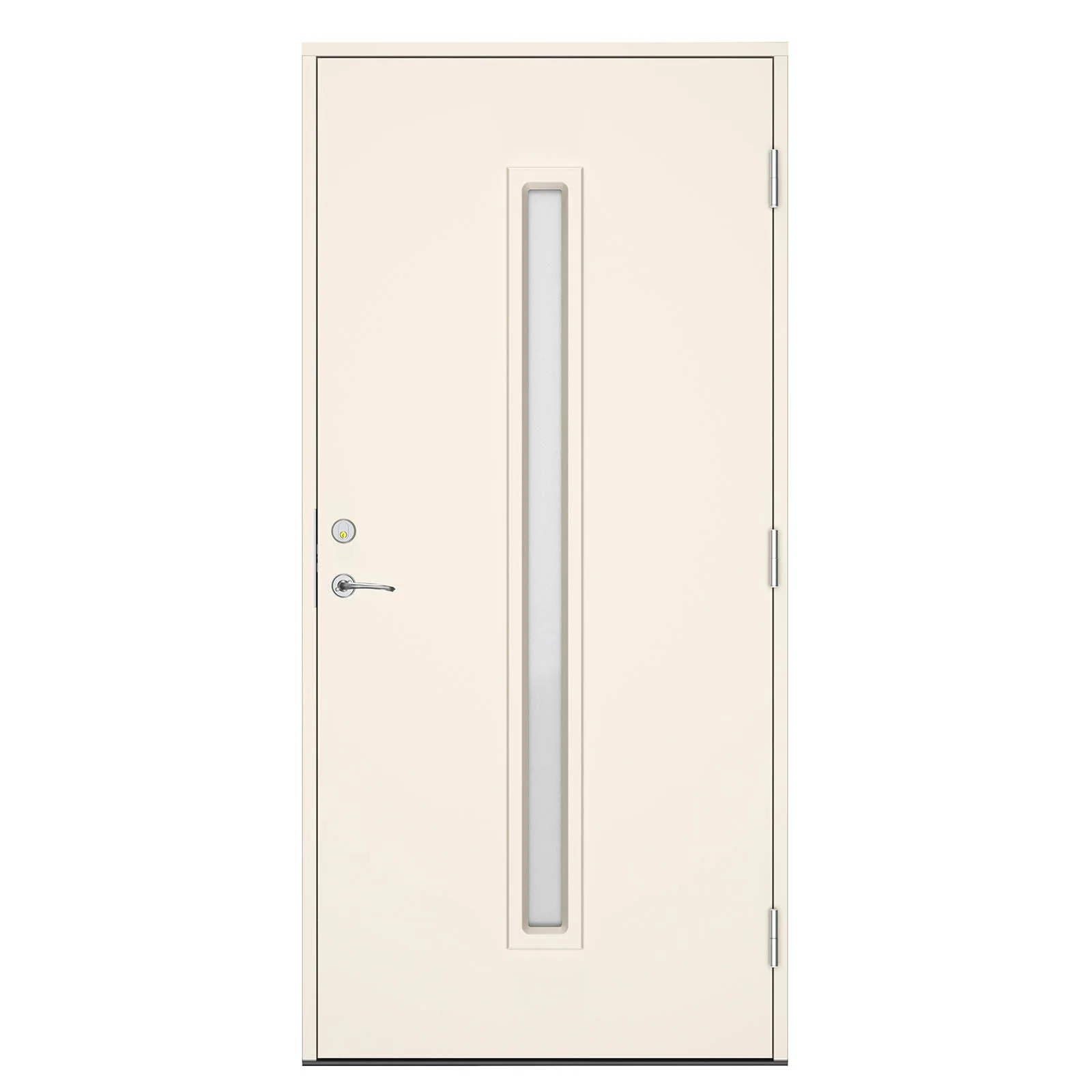 Ytterdörr Swedoor Clever-Line+ Hamra Norwegian Edition - LagervaraxNCS-0502-Y Vit 10x21, Höger