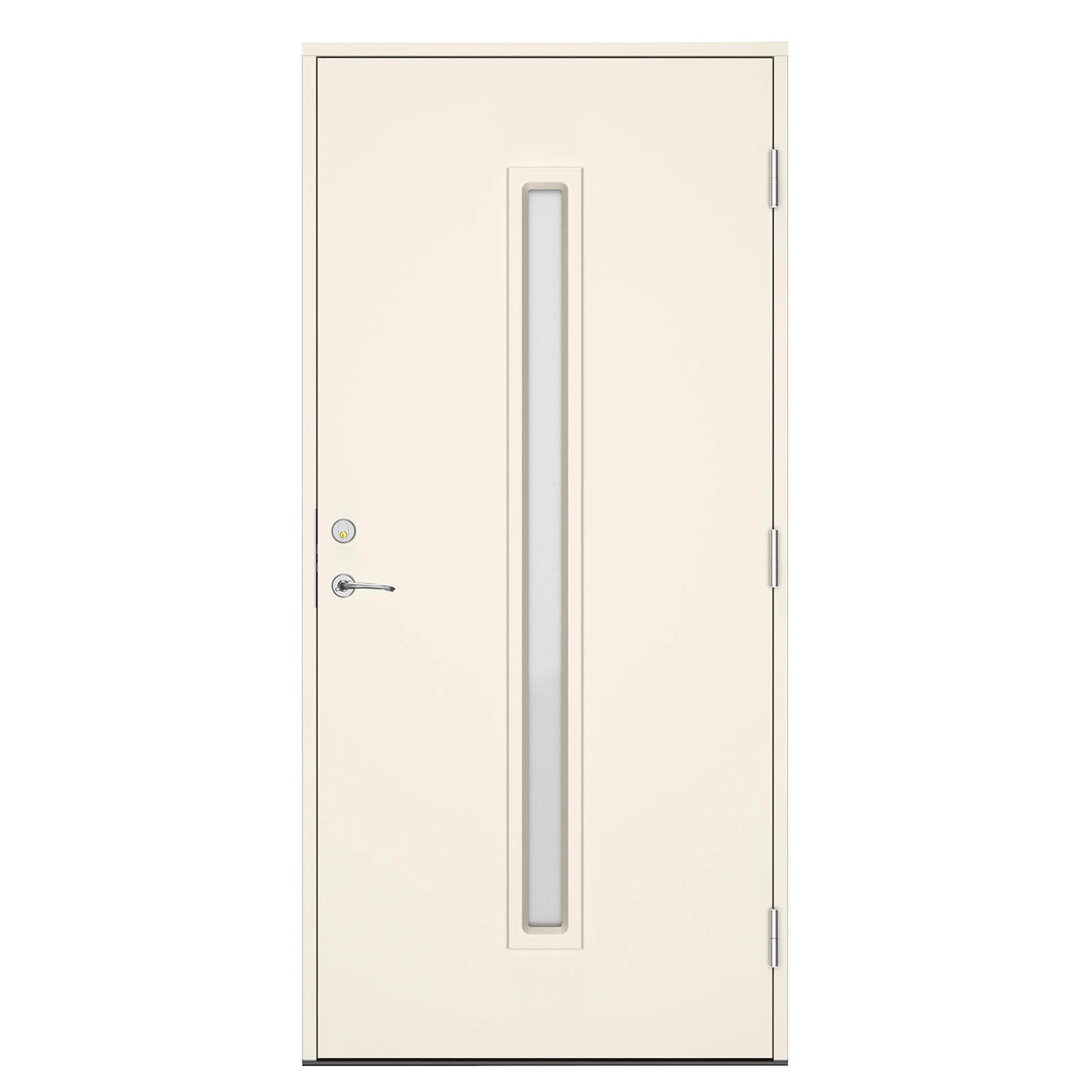 Ytterdörr Swedoor Clever-Line+ Hamra Norwegian Edition -  LagervaraxNCS-0502-Y Vit 10x21, Höger
