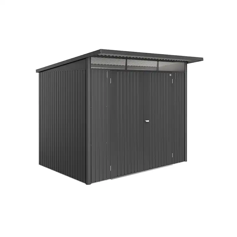 Redskapsbod Biohort Avantgarde Eco A5 Metallic Mörkgrå Dubbeldörr