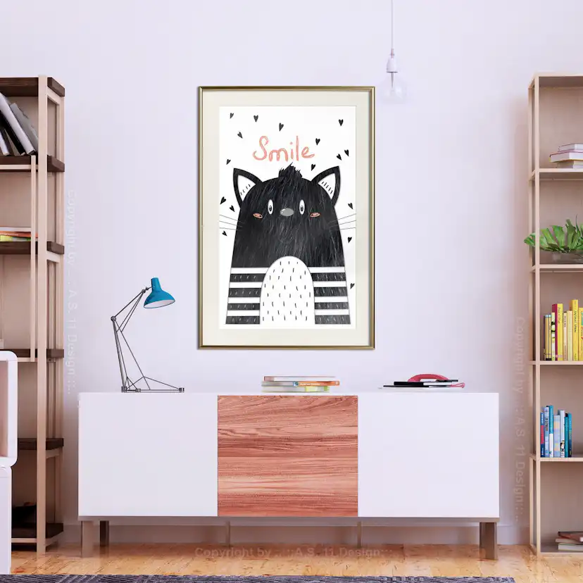 Poster Artgeist Affisch Smile