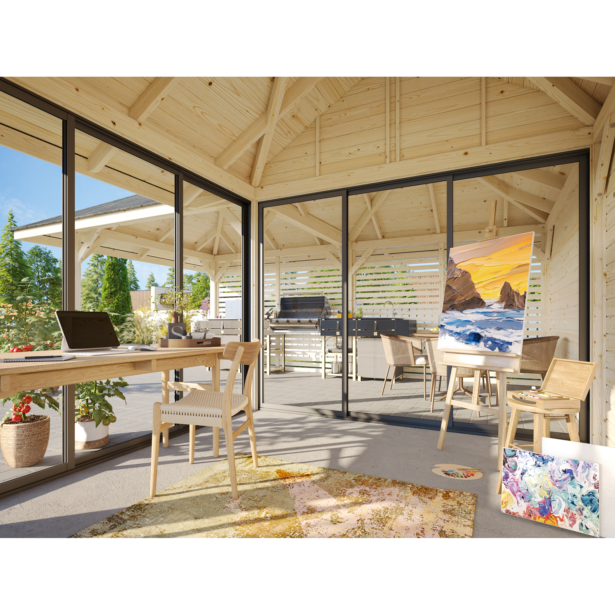 Uterum Palmako Bianca 24,9 m2 Set 511 Slide Plus