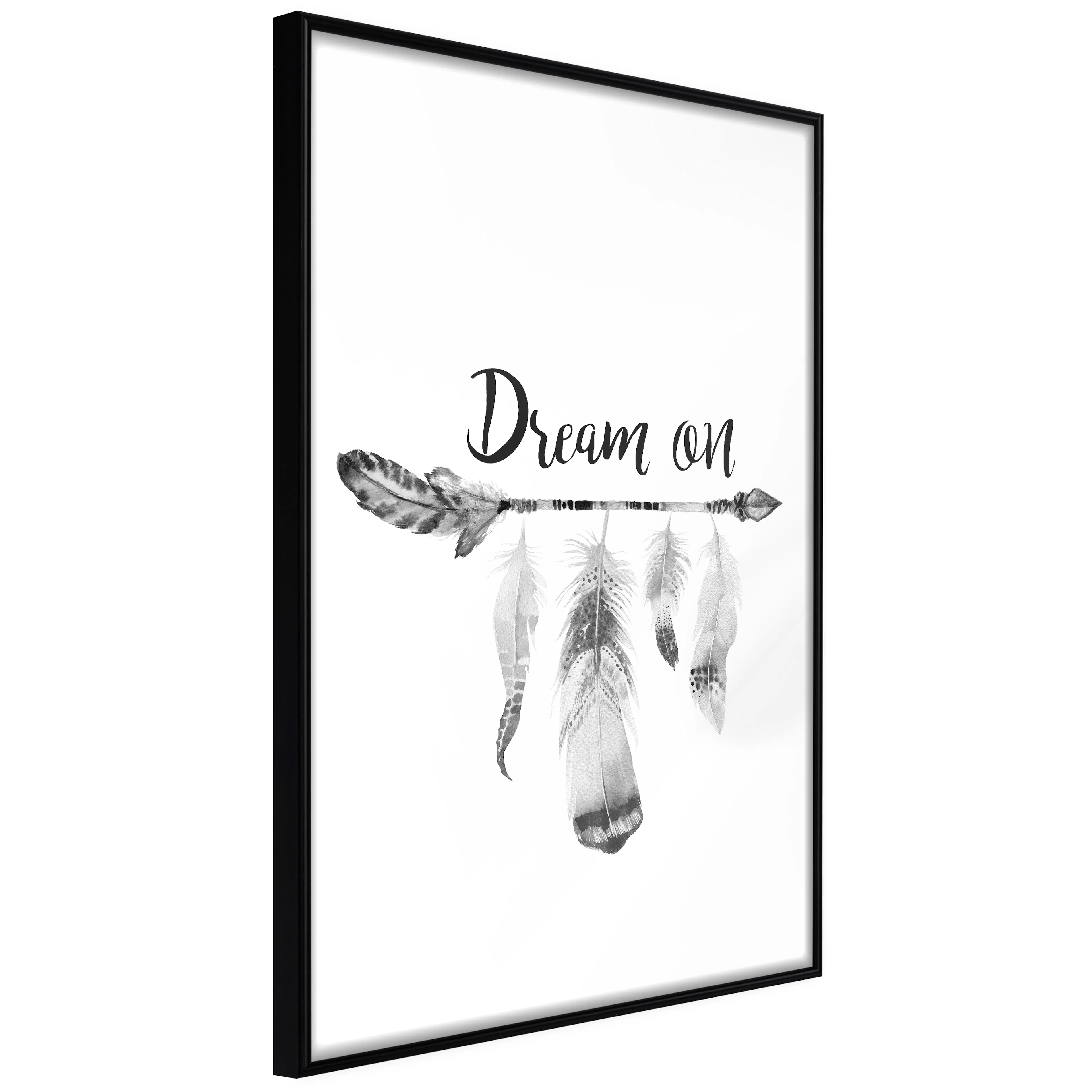 Affisch - Dream On [Poster] 20x30 Svart ram, 20x30 cm