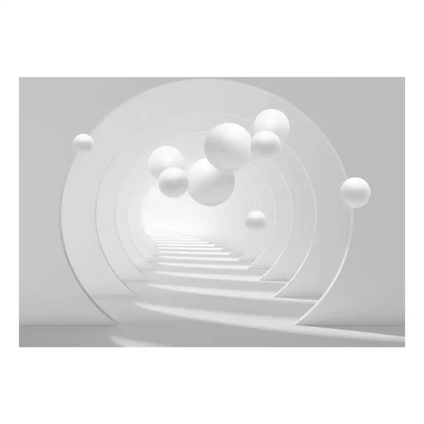 Självhäftande fototapet - 3D Tunnel 392x280 Storlek: 392x280 cm