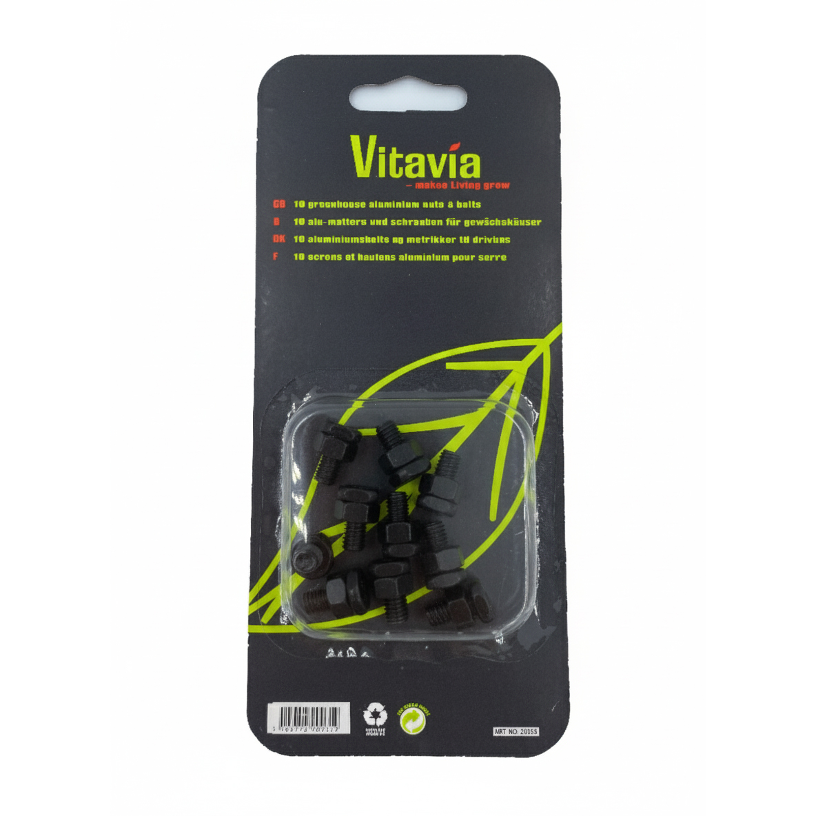 Monteringspaket Vitavia Bultar & Muttrar 10-Pack