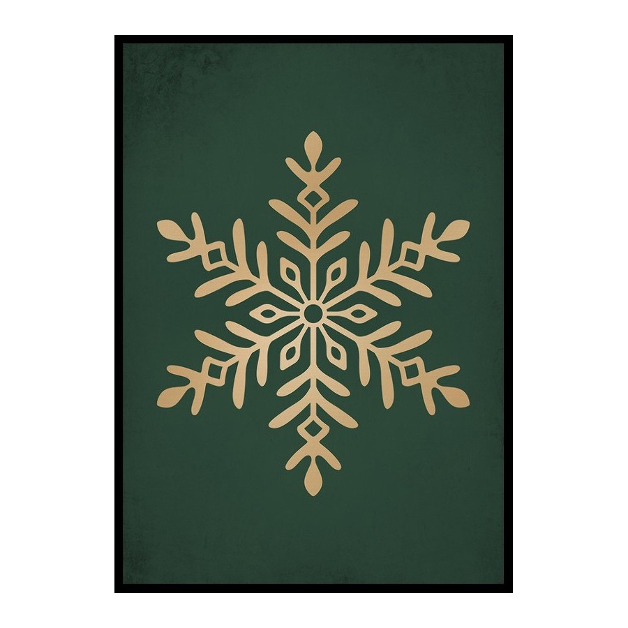 Poster Gallerix Christmas Snowflake