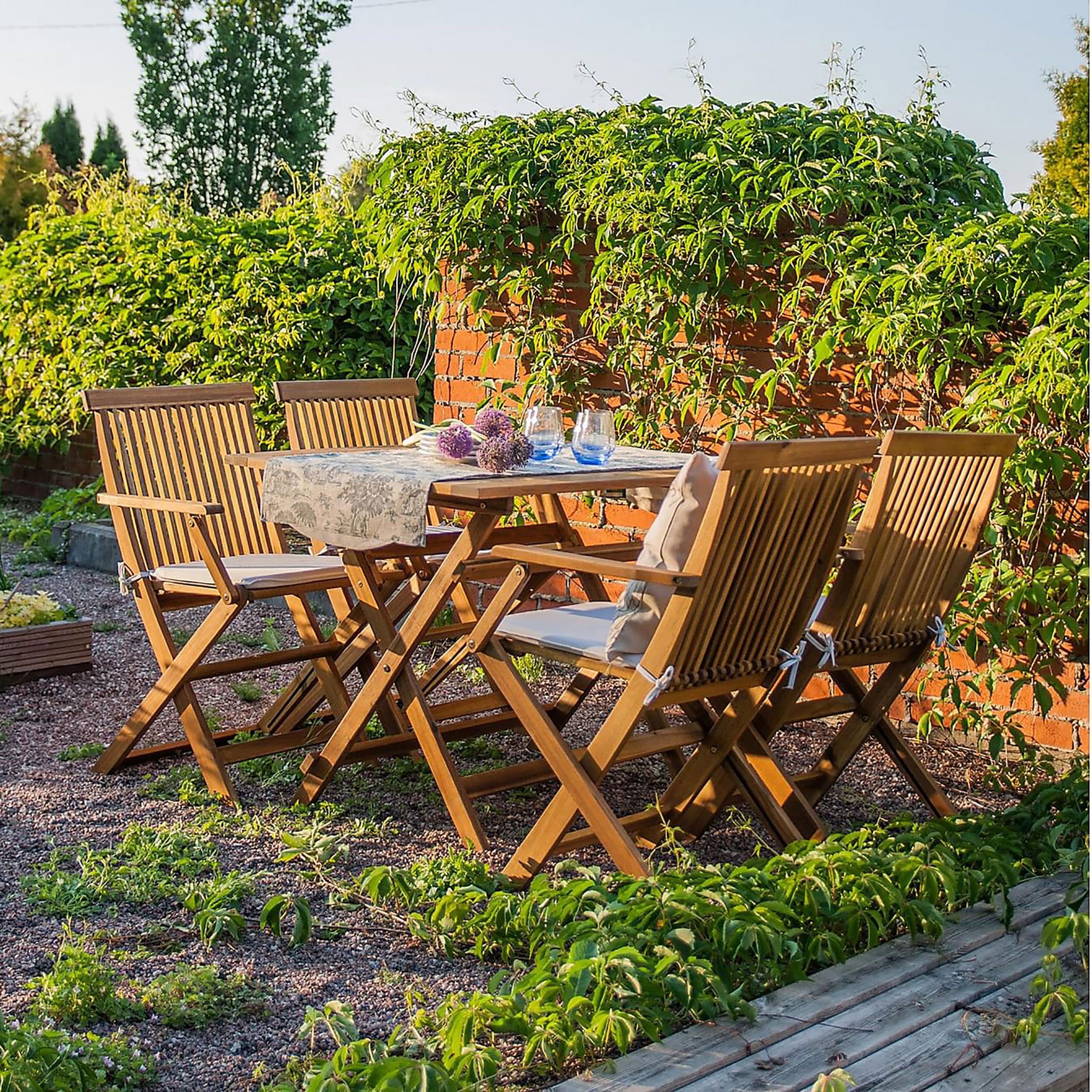 Utebord Comfort Garden Finlay 110 cm Akacia