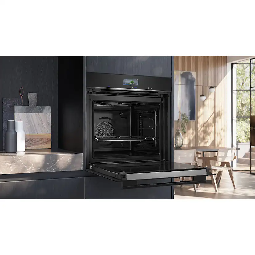 Inbyggnadsugn Siemens iQ700 HB776G3B2S Svart med Smart Uppkoppling
