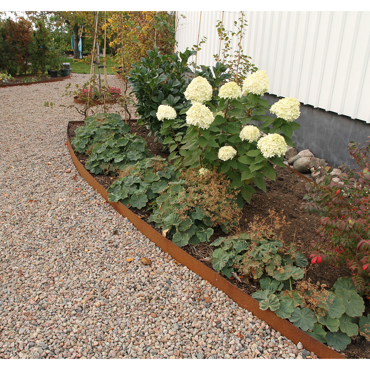 Planteringskant Flexigarden Corten 180 mm Kvartsbåge