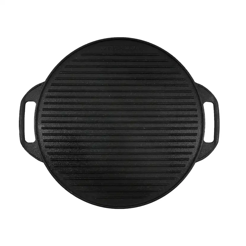 Grillpanna Muurikka Svart Gjutjärnspanna 42cm