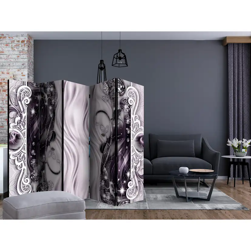 Rumsavdelare Skärmvägg Arkiio Buckles Pink II 225x172 cm