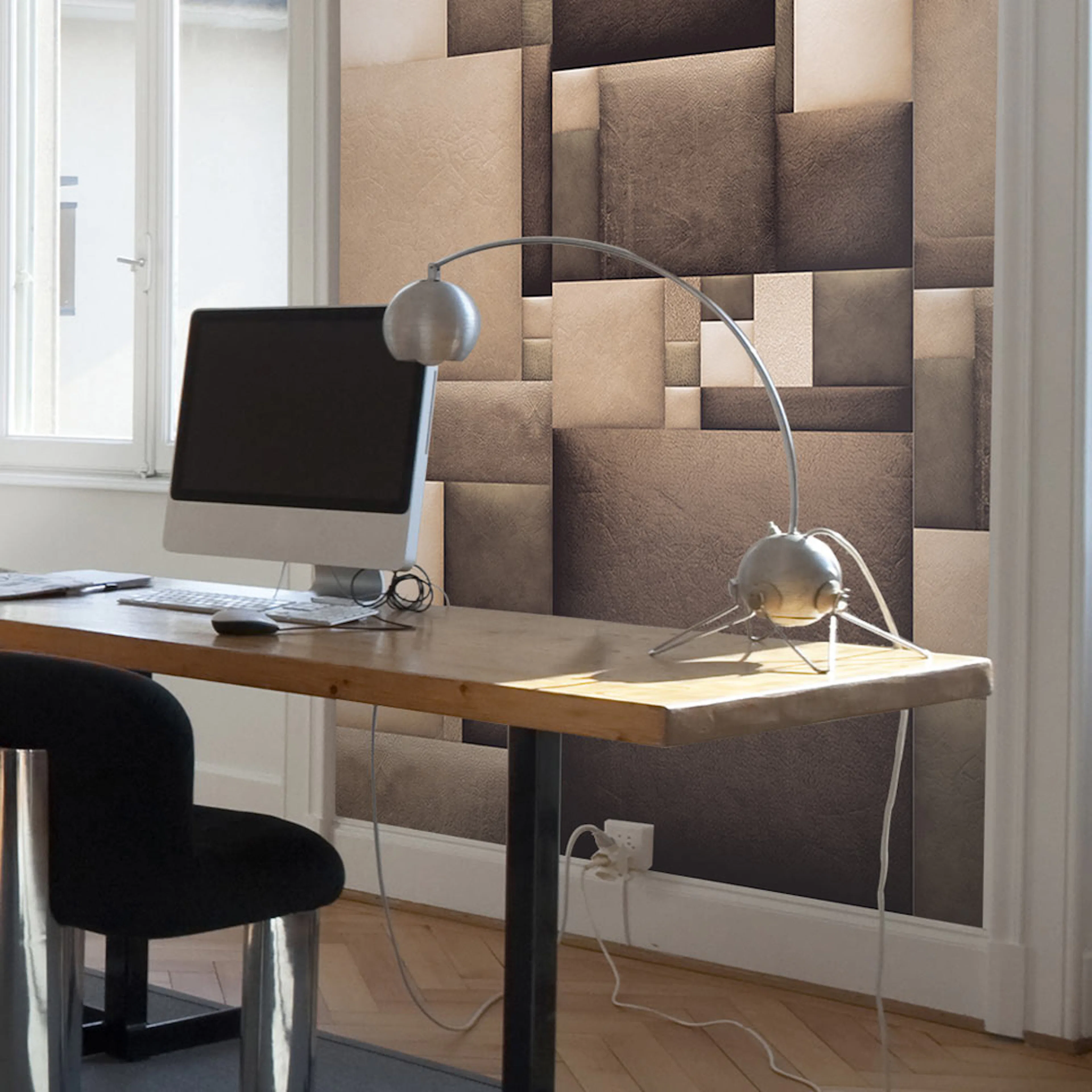 Fototapet Arkiio Leather mosaic 50x1000 cm