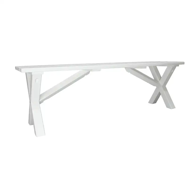 SCOTTSDALE bench 140 Vit, 1400 mm