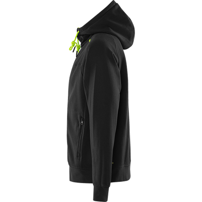 Sweatshirt-jacka Fristads med huva 7550 GSM