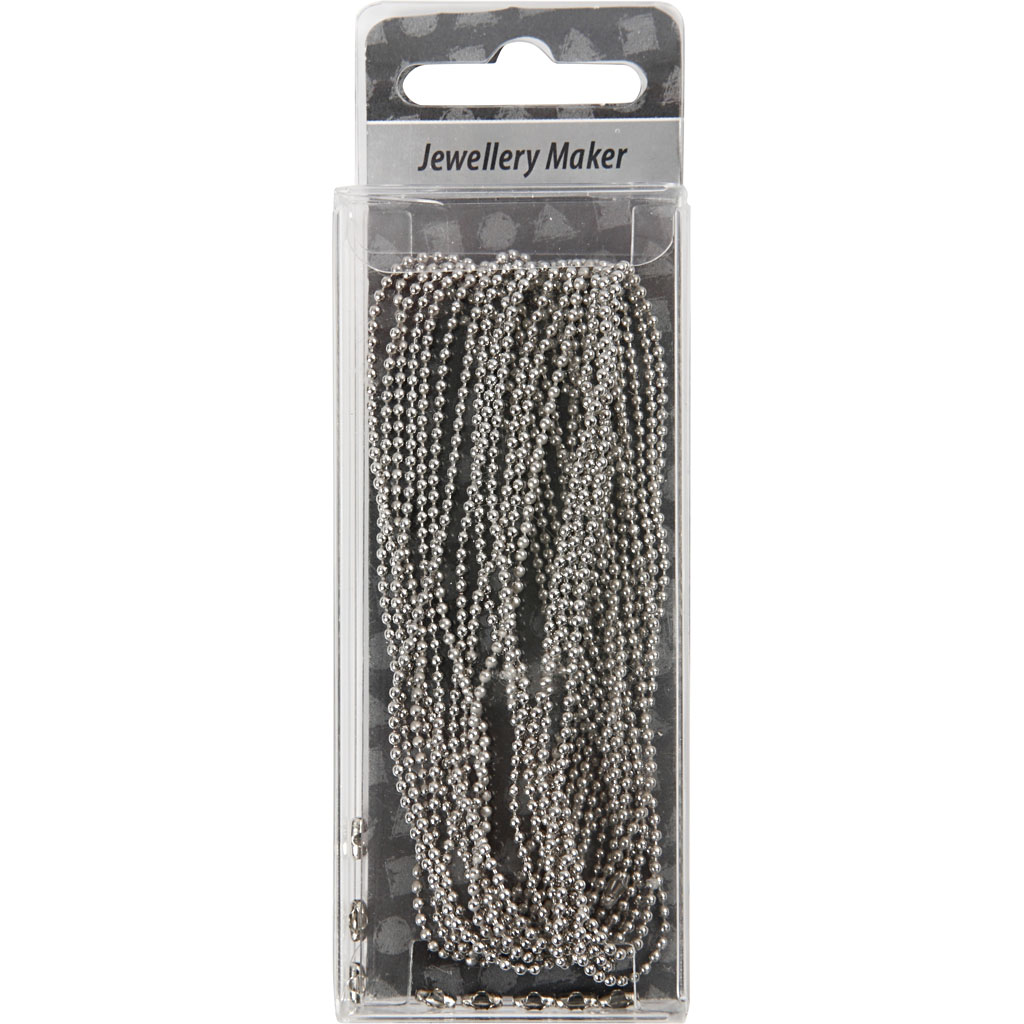 Kulkedja Creativ Company Försilvrad 3 m/1 Rl