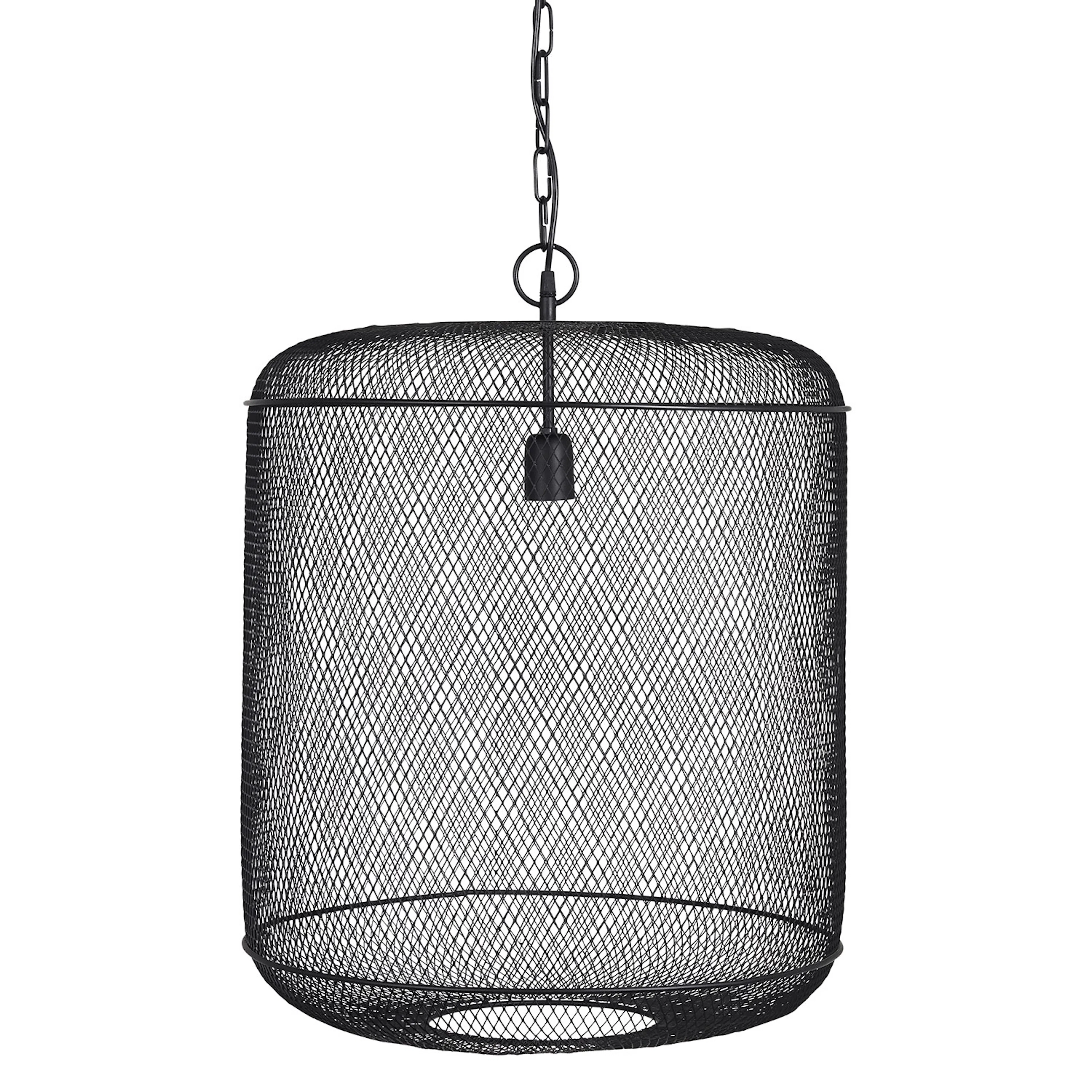 Grid taklampa Svart 52cm B: 520 mm
