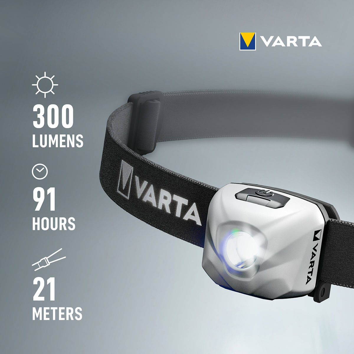 Pannlampa Varta Outdoor Sports Ultralight H30R 300 lm