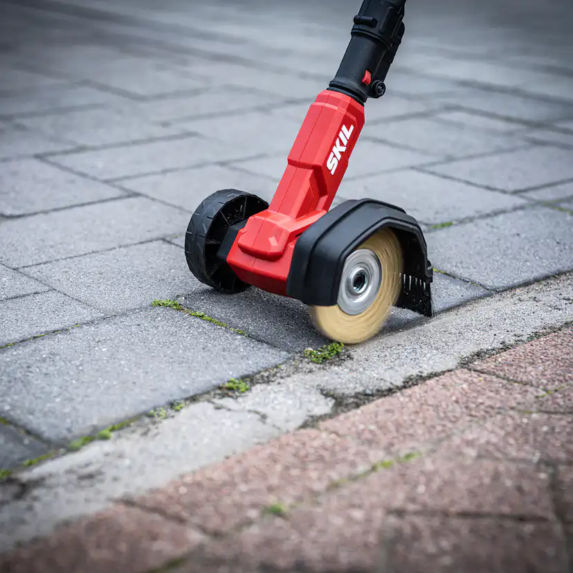 Ogräsborste SKIL 0661 AA Kolborstfri Batteridriven