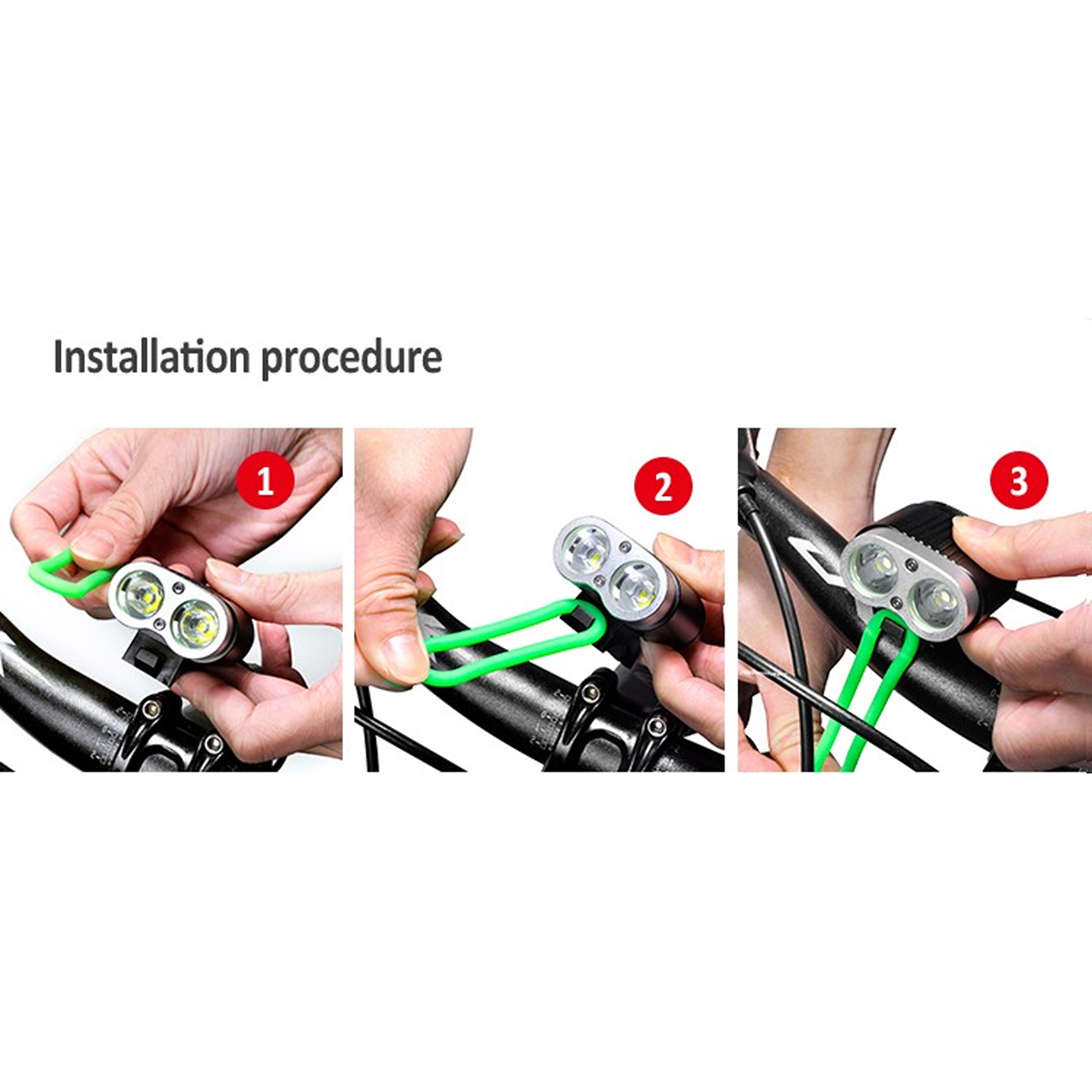 Cykelstrålkastare Briv Nitemate T2200