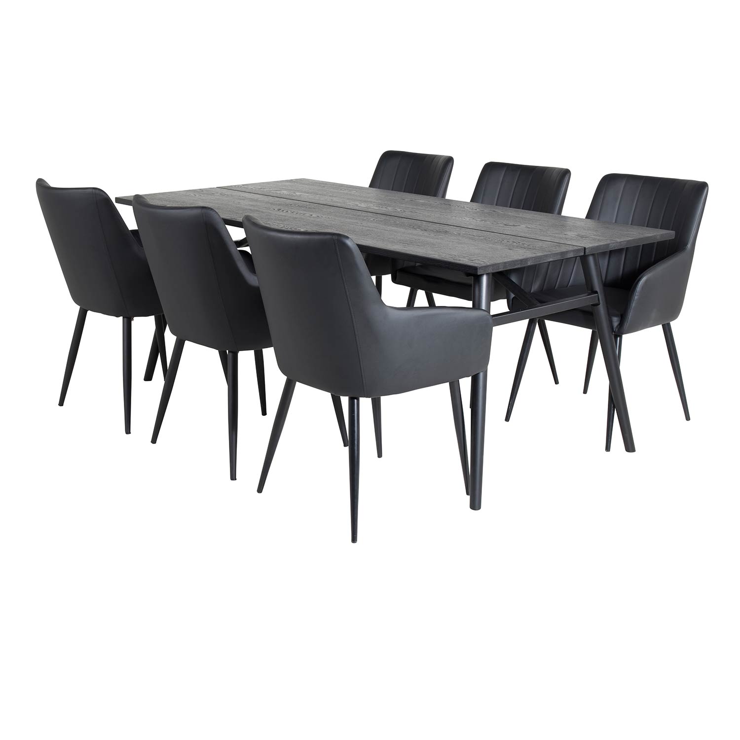 Matgrupp Venture Home Salt med 6 Corina Karmstolar