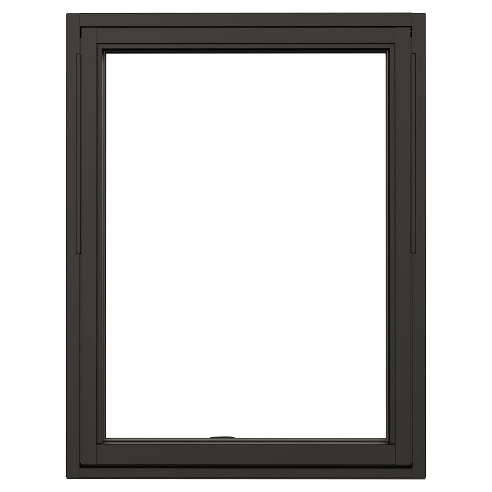 Vridfönster NorDan NTech 3-Glas Aluminium BlackLine Svart