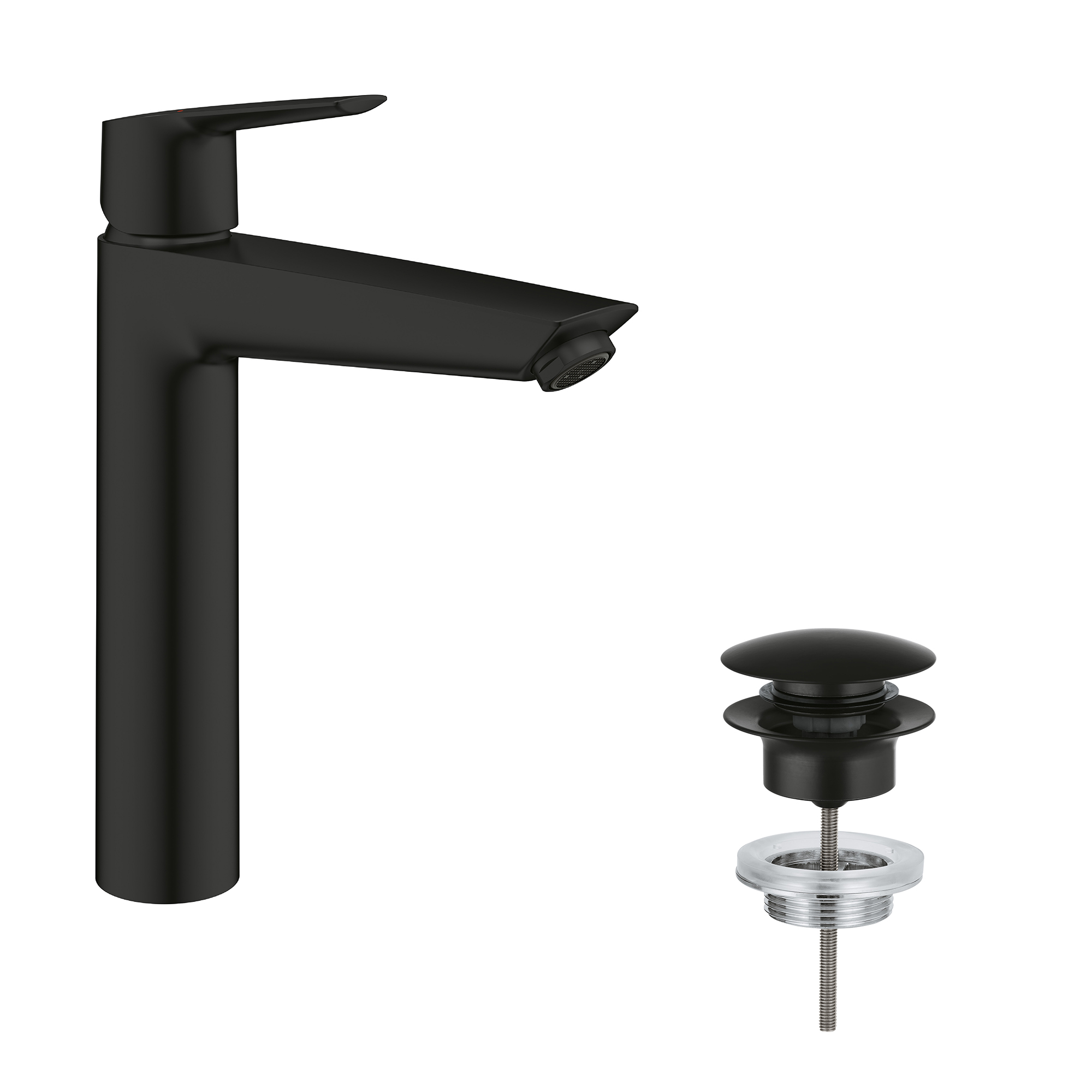 Start Tv.blandare XL Push-Open KS 5,7l Mattsvart