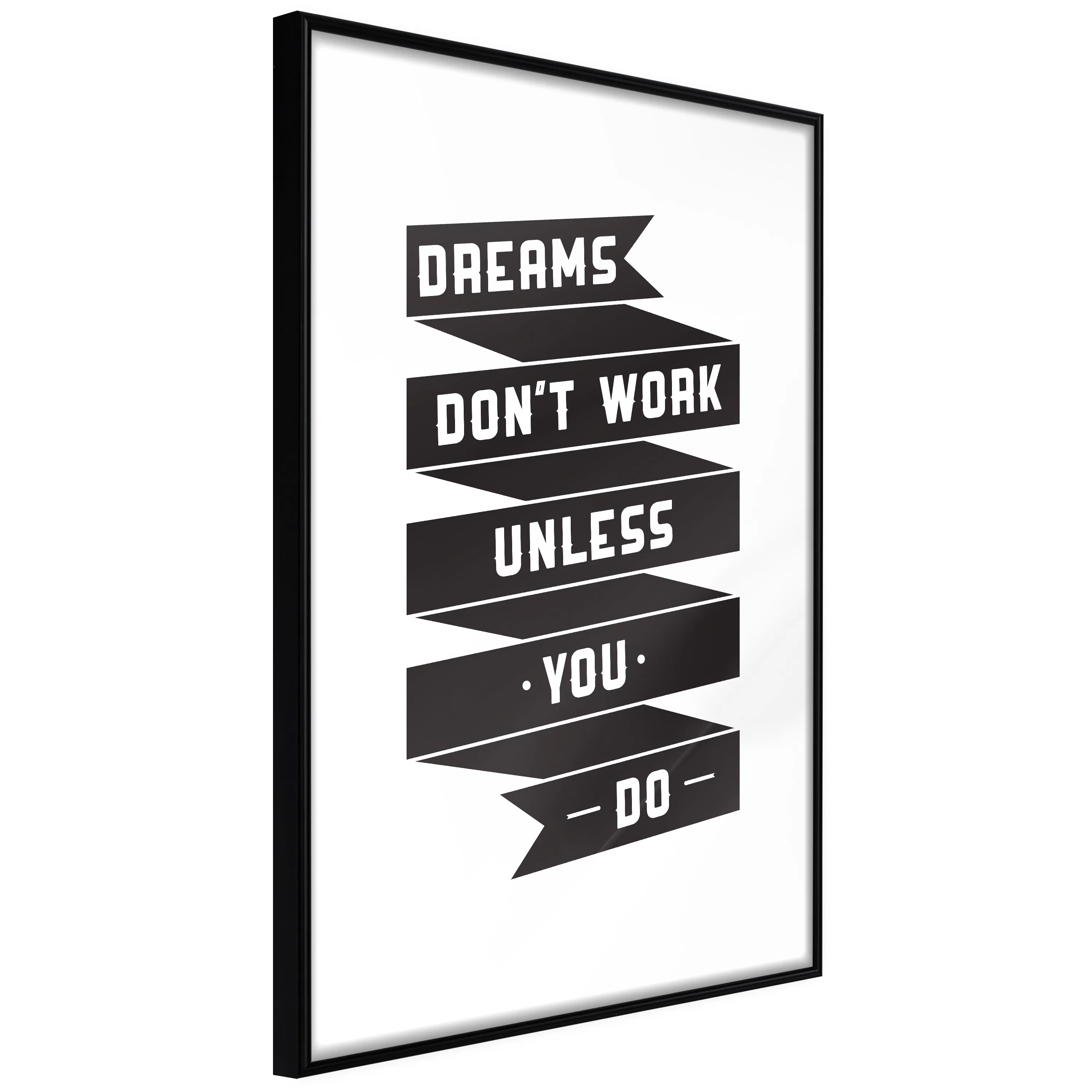 Poster Artgeist Affisch Dreams don't work