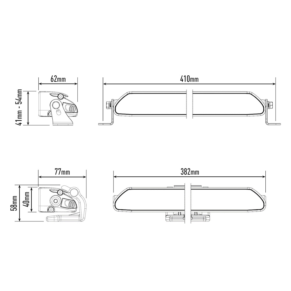 Extraljus Pebe LED ramp Linear 12 Elite
