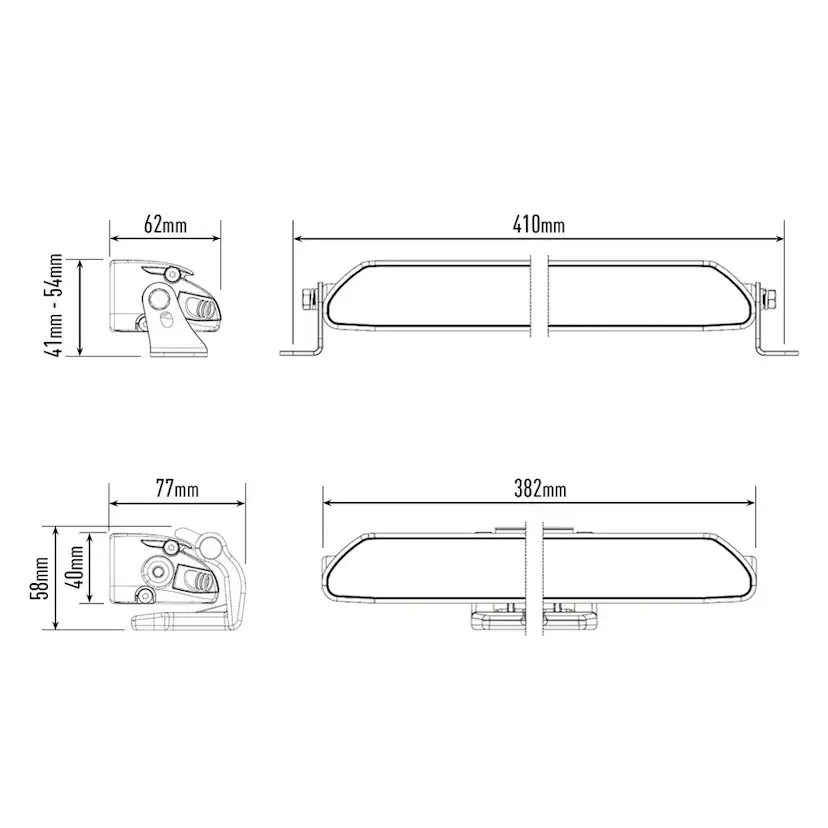 Extraljus Pebe LED ramp Linear 12 Elite