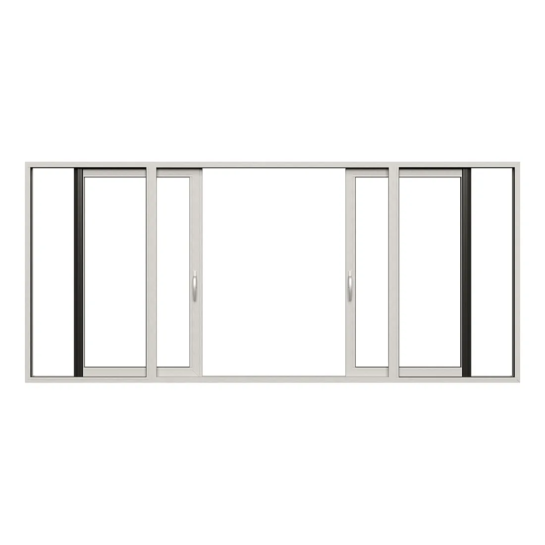 HelAlu Sapa 2160 S Si Parskjutdörr, lyft-glid, enkelspår BxH: 400x220 cm
