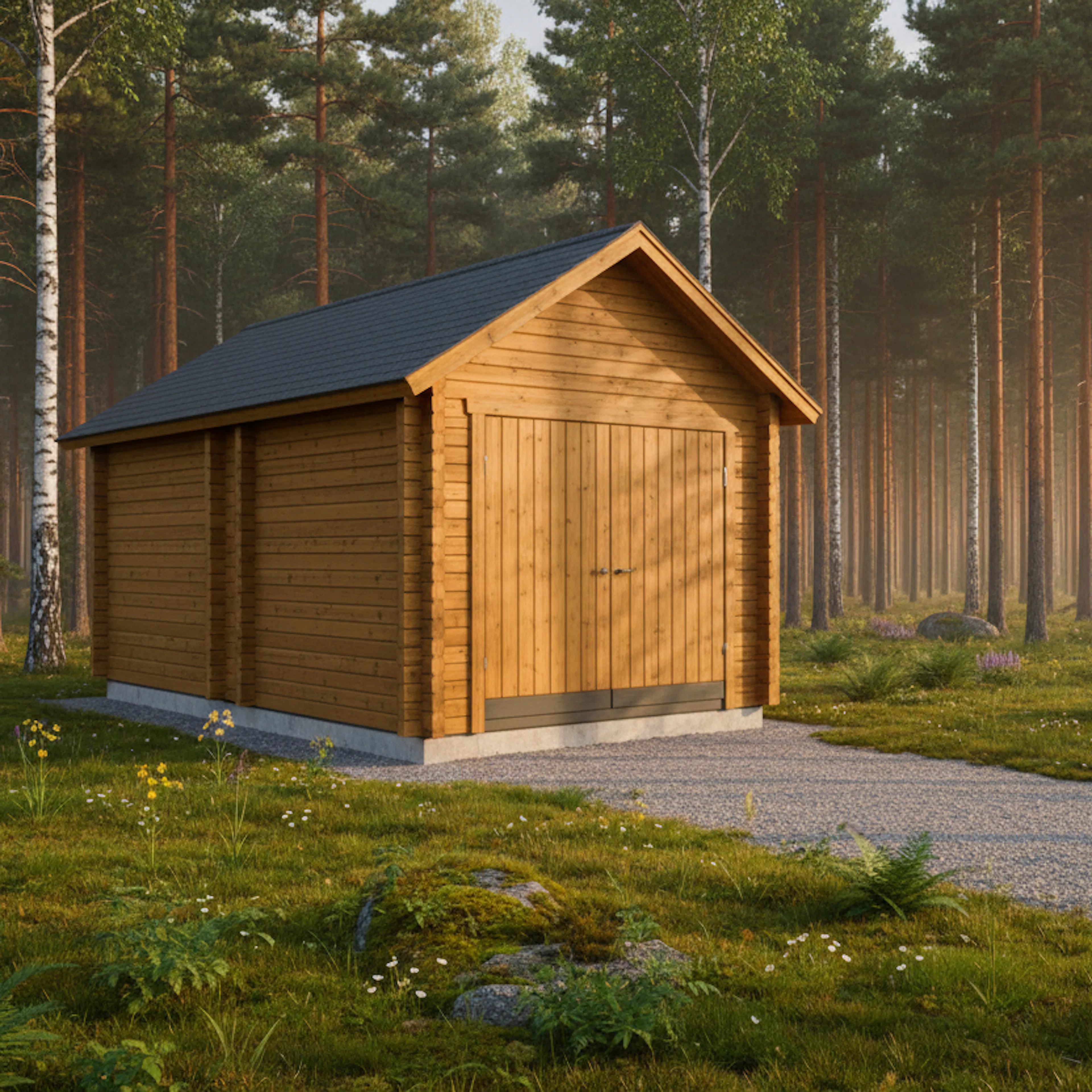 Husvagnsgarage LP Garden AT30T (29,9 m²)