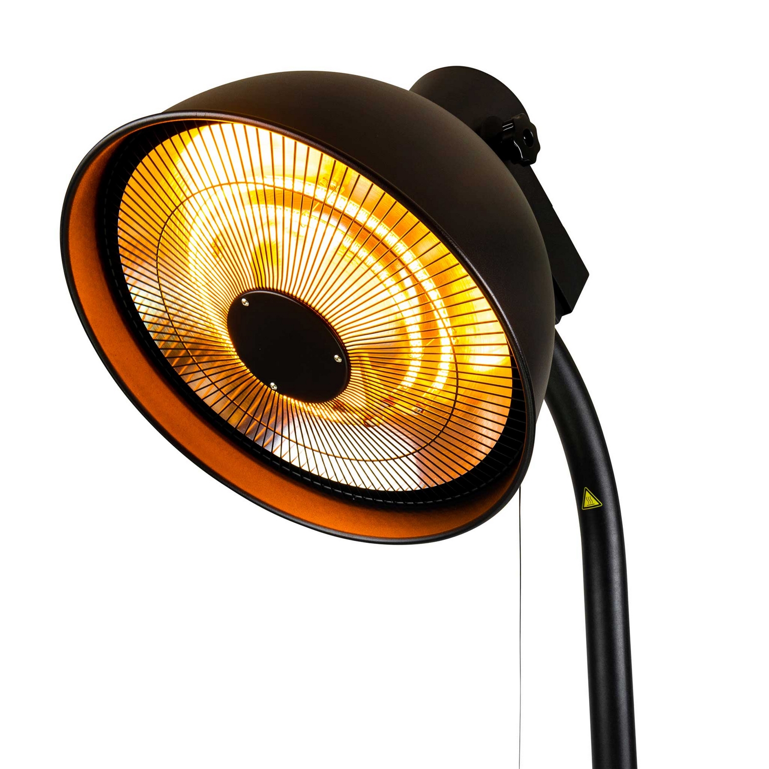 Terrassvärmare Fornorth Delux 2000W Goldmodell Svart