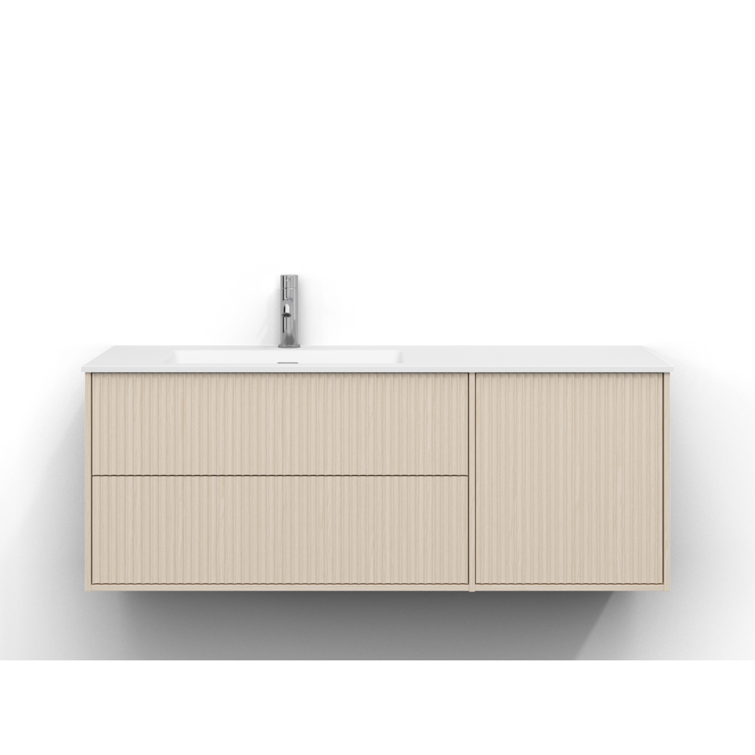Epos Udel 120V V.Ask 2+1L Svl Vit Ask, Front: Svall, Placering: Vänster